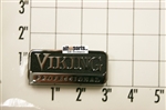 PE010142 Viking Logo Black and Chrome 3"