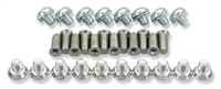 1955 1956 1957 Chevy Side and Vent Window Frame Screw Set, Hardtop, Convertible and Nomad