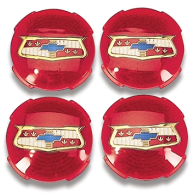 1957 Chevy Plastic Spinner Emblems