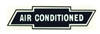 1955-1957 Chevy Air Conditioned Window Decal