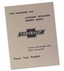 1955 Chevy Accessory Installation Manual, Car