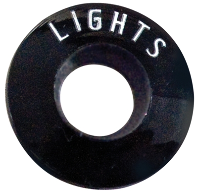 1957 Chevy Lights Dash Bezel, Plastic