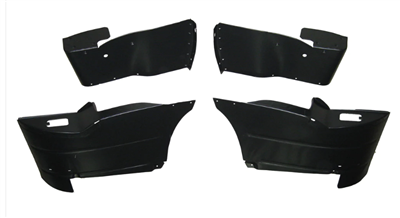 1956-1957 Chevy Convertible Rear Seat Arm Rest Structure Set