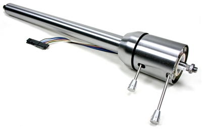 Ididit Polished Aluminum 1957 Chevy Retrofit Tilt Steering Column (OS)