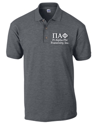 Fraternity Polo Shirt with Custom Embroidery