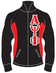 Fraternity Track Jacket with 4.5-Inch Greek Letters