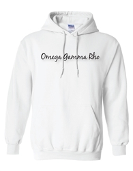 Pullover Sweatshirt with Delicate Script