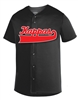 Micro Mesh Baseball Jersey with Split Front Baseball Script