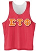 Reversible Mesh Tank</b> with <b>Heat Pressed 4.5-Inch Greek Letters