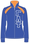 Sorority Track Jacket with 4.5-Inch Greek Letters