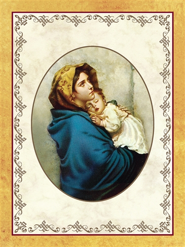 madonna of the streets painting perpetual spiritual enrollment card