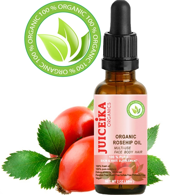 Juiceika Organic Rosehip Rose Hip Oil