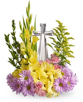 Crystal Cross Bouquet