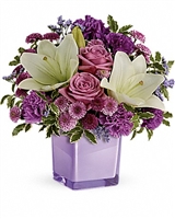 Teleflora's Pleasing Purple Bouquet