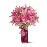 Teleflora's Pretty Pink Lilies