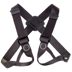 CAMP Figure 8 Chest Climbing Harness - Black