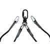 Aerial Dance Double Tab Spinning Hardware for Lyra with a Distance between tabs up to 48 inches