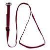 aSTEP Foot Loop For Climbing Ascenders Burgundy with screwlink