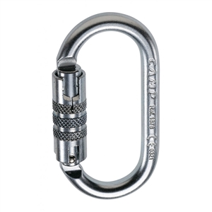 OPG Oval Steel Auto BiLock Carabiner