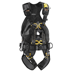 Petzl VOLT WIND full body harness with back protection with OXAN TRIACT-LOCK Carabiner CSA Size 0