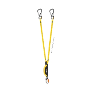 Petzl ABSORBICA-Y ANSI 150 cm with absorber and 2 EASHOOKs   ALL REPLACEABLE PARTS