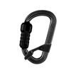 Petzl Black BMD Aluminum TRIACT LOCKING Carabiner With Captiv ANSI NFPA CSA  3,600lb Gate