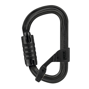 Petzl VULCAN TRIACT-LOCK H-Frame Black carabiner with Captiv