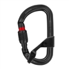 Petzl AMD H Frame Black SCREWLOCK carabiner with CAPTIV