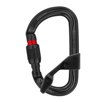 Petzl AMD H Frame Black SCREWLOCK carabiner with CAPTIV