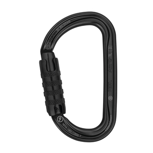 Petzl AM'D H-frame Black TRIACT LOCKING carabiner