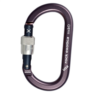 Rock Exotica rockO Screw-Lock Carabiner