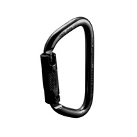 Rock Exotica rockSteel Auto-Lock Black Carabiner M31TLN