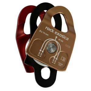 Rock Exotica Machined Rescue Pulley Double  P22D