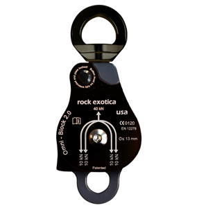 Rock Exotica Omni-Block 2.0" Double Black Pulley P53D-B