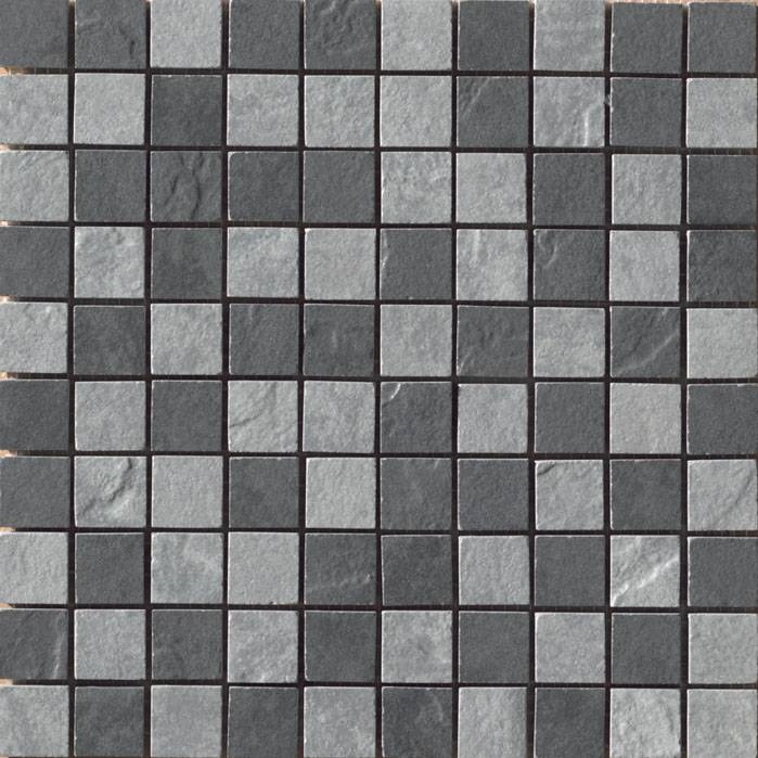 Mosaic Eternity Mix (Black+Grey) 1.5" x 1.5" (12" X 12" Sheet)