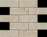 Marmi Botticino Mosaic 2X6 (12" X 12" Sheet) Suwanee, Atlanta, Johns Creek, Buford, Duluth, Gwinnett, Alpharetta, Lilburn, Roswell,Flooring, Tile, Wood, Porcelain Tile, Ceramic Tile, Mosaic Tile, Mosaic, installation product sale, happy floors, happy floo