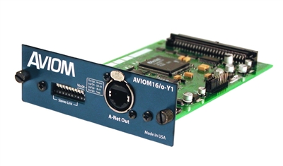 Aviom 16/o-Y1 A-Net Card for Yamaha