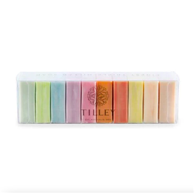 Tilley Soaps Marble Rainbow Gift Pack 10 x 50g
