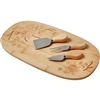 The Australian Collection Wooden Cheese Board Set