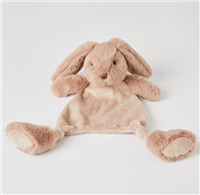Jiggle & Giggle Taupe Bunny Comforter/Soother