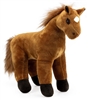 Farm Horse Plush Soft Toy - Brown