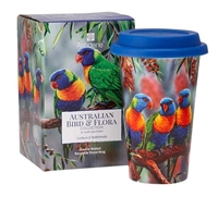 Ashdene Lorikeet & Bottle Brush Travel Mug