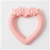 Sweet Heart Teething Ring - Pink
