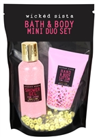 Wicked Sista Pink Lychee Bath & Body Mini Duo Gift Set