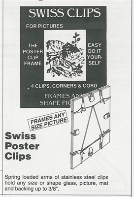 Swiss Poster Clips