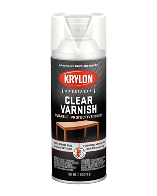 spray varnish. Krylon