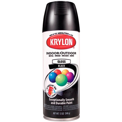 krylon #1601 glossy black