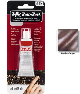 Rub n Buff-Metallic Color</br>(1/2 oz. tube - Spanish Copper)