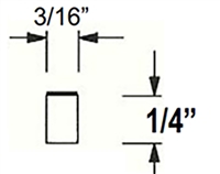 Archival Spacer <BR> Black <BR> 1/4" 60' Bdl