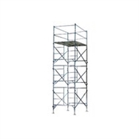 15' Non-Rolling Scaffold Tower w/Adjustable Jacks